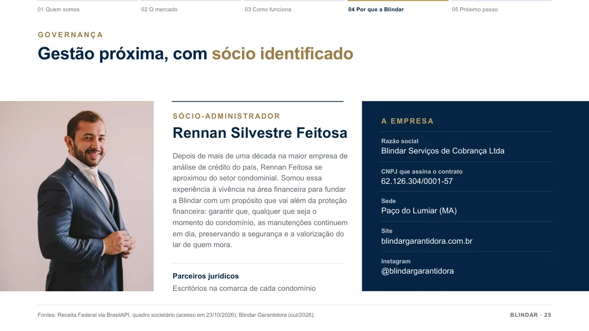 Página de exemplo 4 da apresentação